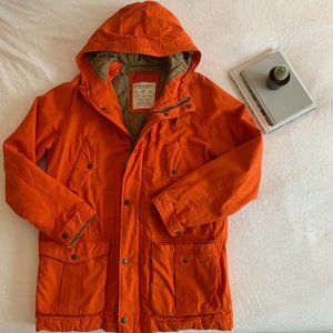 L American Eagle Orange Cargo Coat